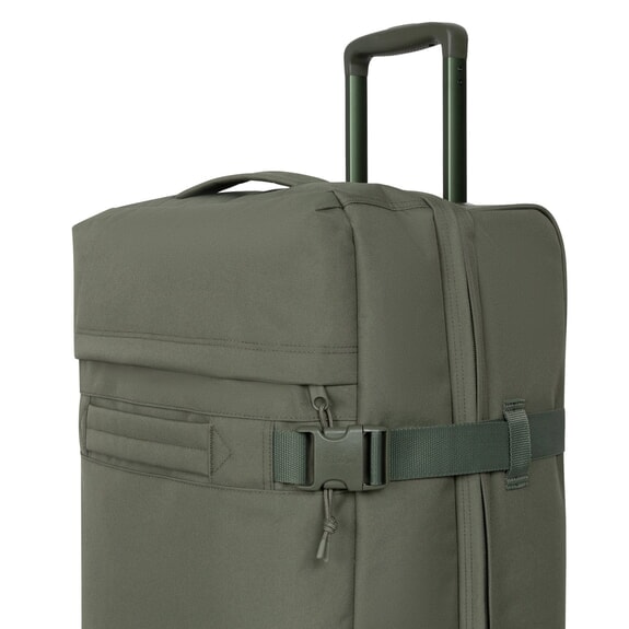TRANSIT'R M Medium size trolley monotone khaki - Semi-rigid Trolley Cases