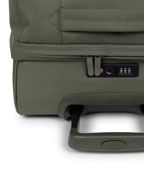 TRANSIT'R M Medium size trolley monotone khaki - Semi-rigid Trolley Cases