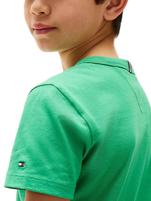 TH KIDS Short-sleeved cotton T-shirt radiant green - Child T-shirt