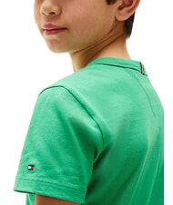 TOMMY HILFIGER TH KIDS Short-sleeved cotton T-shirt radiant green - Child T-shirt - 3