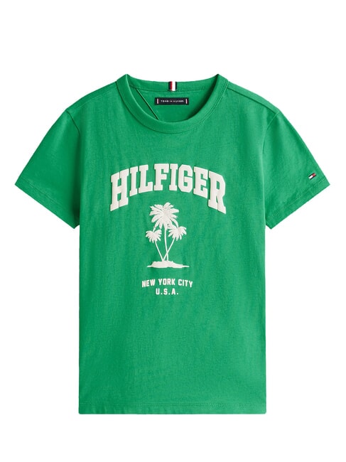 TH KIDS Short-sleeved cotton T-shirt radiant green - Child T-shirt