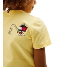TOMMY HILFIGER TH KIDS Short-sleeved cotton T-shirt lemongrass - Child T-shirt - 3