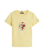 TOMMY HILFIGER TH KIDS Short-sleeved cotton T-shirt lemongrass - Child T-shirt - 4