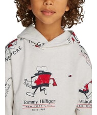 TOMMY HILFIGER TH KIDS Hoodie snow white heather - Baby Sweatshirt - 3
