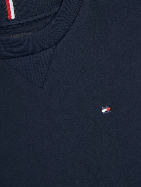 TH KIDS Short-sleeved T-shirt with flag embroidery dark night navy - Child T-shirt