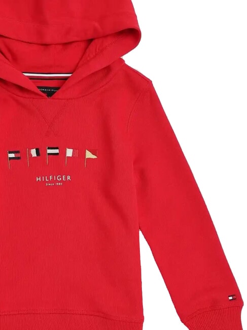 TH KIDS Hoodie with flag embroidery primary red - Baby Sweatshirt