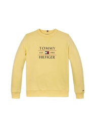 TOMMY HILFIGER TH KIDS Crewneck sweatshirt with print lemongrass - Baby Sweatshirt - 4