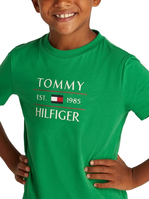 TH KIDS T-shirt with maxi logo print radiant green - Child T-shirt