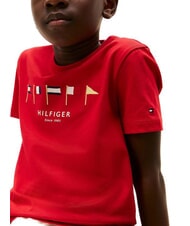 TOMMY HILFIGER TH KIDS Short-sleeved cotton T-shirt - Child T-shirt