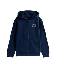 TOMMY HILFIGER TH KIDS Children's full zip sweatshirt dark night navy - Baby Sweatshirt - 3