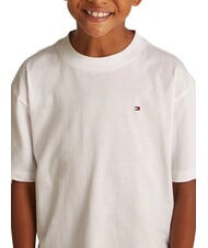 TOMMY HILFIGER TH KIDS Relaxed fit short-sleeved T-shirt white - Child T-shirt - 3