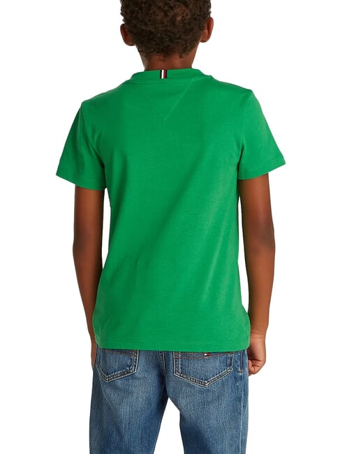 TH KIDS T-shirt with maxi logo print radiant green - Child T-shirt