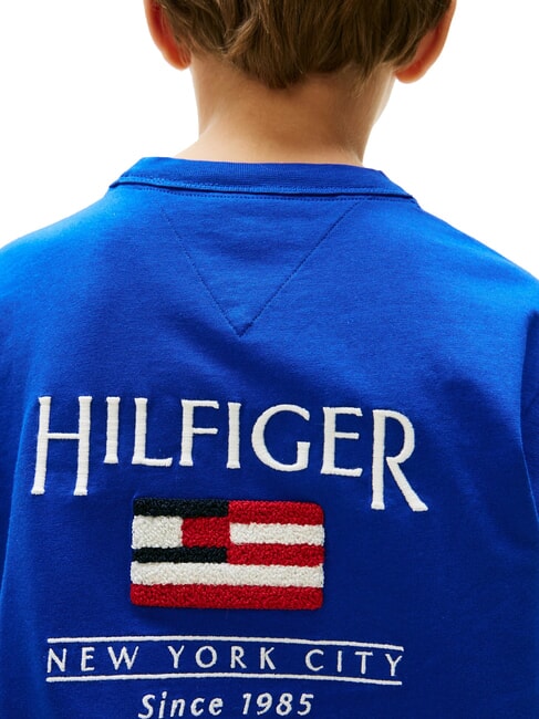 TH KIDS Short-sleeved T-shirt with flag wedge blue - Child T-shirt