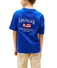 TOMMY HILFIGER TH KIDS Short-sleeved T-shirt with flag wedge blue - Child T-shirt - 2