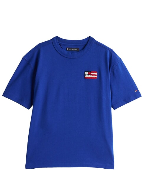 TH KIDS Short-sleeved T-shirt with flag wedge blue - Child T-shirt
