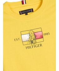 TOMMY HILFIGER TH KIDS Short-sleeved T-shirt with print yellow star fruit - Child T-shirt - 3