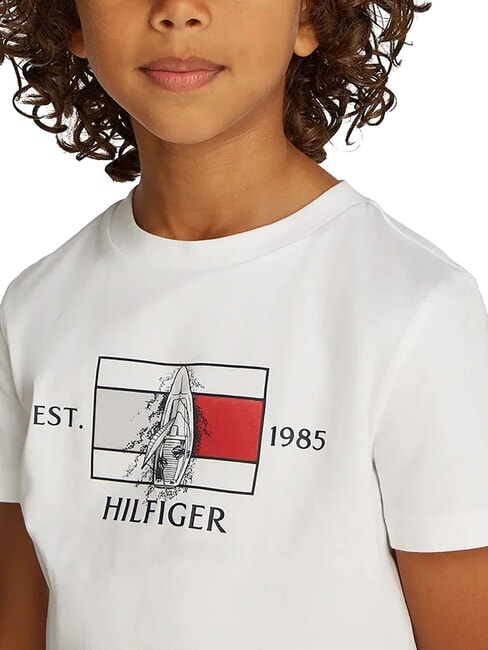 TH KIDS Short-sleeved T-shirt with print white - Child T-shirt