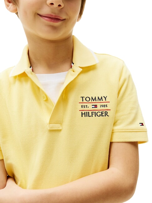 TH KIDS Children's short-sleeved polo shirt lemongrass - Child T-shirt