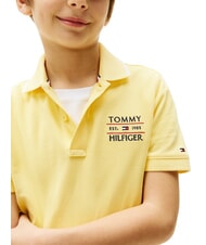 TOMMY HILFIGER TH KIDS Children's short-sleeved polo shirt lemongrass - Child T-shirt - 3