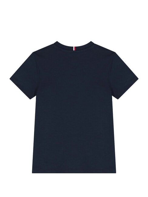 TH KIDS Short-sleeved T-shirt with logo embroidery dark night navy - Child T-shirt