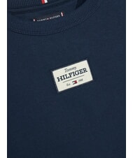 TOMMY HILFIGER TH KIDS Crewneck sweatshirt with logo patch dark night navy - Baby Sweatshirt - 3