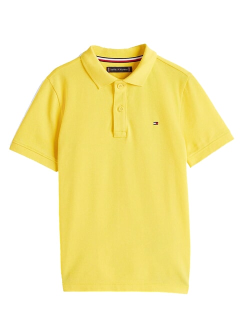 TH KIDS Short-sleeved cotton polo shirt yellow star fruit - Child T-shirt