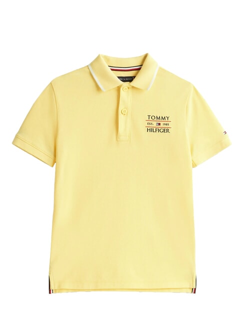 TH KIDS Children's short-sleeved polo shirt lemongrass - Child T-shirt