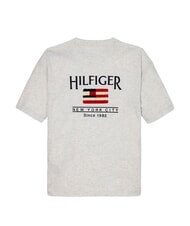 TOMMY HILFIGER TH KIDS Short-sleeved T-shirt with flag snow white heather - Child T-shirt - 5