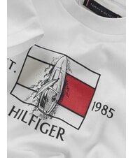 TOMMY HILFIGER TH KIDS Short-sleeved T-shirt with print white - Child T-shirt - 4