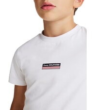 TOMMY HILFIGER TH KIDS Short-sleeved T-shirt with flag white - Child T-shirt - 2