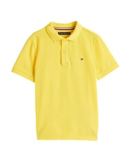 TOMMY HILFIGER TH KIDS Short-sleeved cotton polo shirt yellow star fruit - Child T-shirt - 4