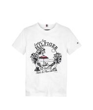 TOMMY HILFIGER TH KIDS Short-sleeved T-shirt with print white - Child T-shirt - 4