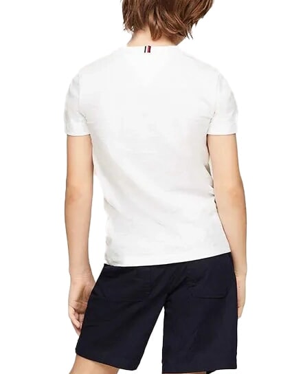 TH KIDS Short-sleeved T-shirt with print white - Child T-shirt