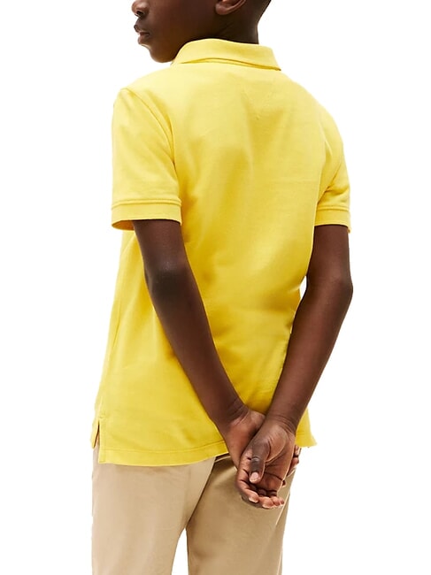 TH KIDS Short-sleeved cotton polo shirt yellow star fruit - Child T-shirt