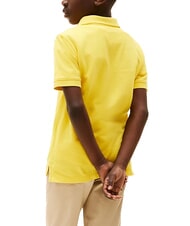 TOMMY HILFIGER TH KIDS Short-sleeved cotton polo shirt yellow star fruit - Child T-shirt - 2
