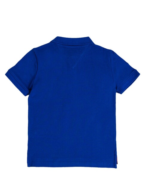TH KIDS Short-sleeved cotton polo shirt wedge blue - Child T-shirt