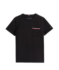 TOMMY HILFIGER TH KIDS Short-sleeved T-shirt with pocket black - Child T-shirt - 3