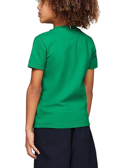 TH KIDS Short-sleeved T-shirt with logo crest Olympic Green - Child T-shirt