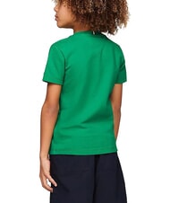 TOMMY HILFIGER TH KIDS Short-sleeved T-shirt with logo crest Olympic Green - Child T-shirt - 2