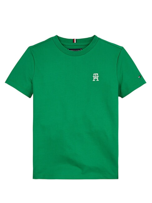 TH KIDS Short-sleeved T-shirt with logo crest Olympic Green - Child T-shirt