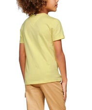 TOMMY HILFIGER TH KIDS Regular fit short sleeve t-shirt yellow star fruit - Child T-shirt - 2