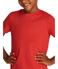 TOMMY HILFIGER TH KIDS Regular fit short sleeve t-shirt apple red heather - Child T-shirt - 3