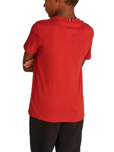 TH KIDS Regular fit short sleeve t-shirt apple red heather - Child T-shirt