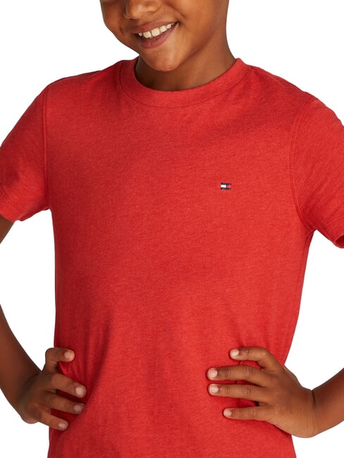 TH KIDS Regular fit short sleeve t-shirt apple red heather - Child T-shirt
