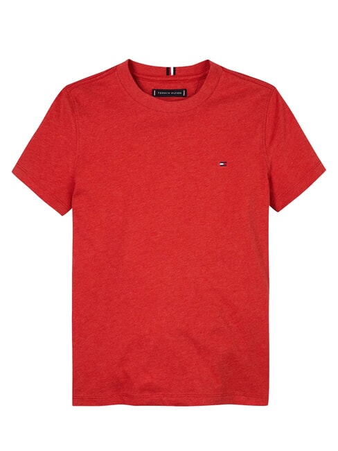 TH KIDS Regular fit short sleeve t-shirt apple red heather - Child T-shirt