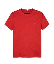 TOMMY HILFIGER TH KIDS Regular fit short sleeve t-shirt apple red heather - Child T-shirt - 4