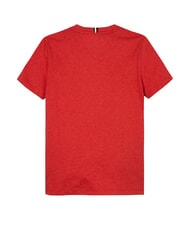 TOMMY HILFIGER TH KIDS Regular fit short sleeve t-shirt apple red heather - Child T-shirt - 5