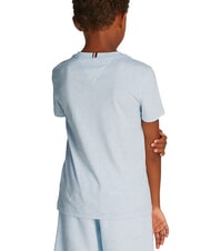 TOMMY HILFIGER TH KIDS Regular fit short sleeve t-shirt ice blue - Child T-shirt - 2
