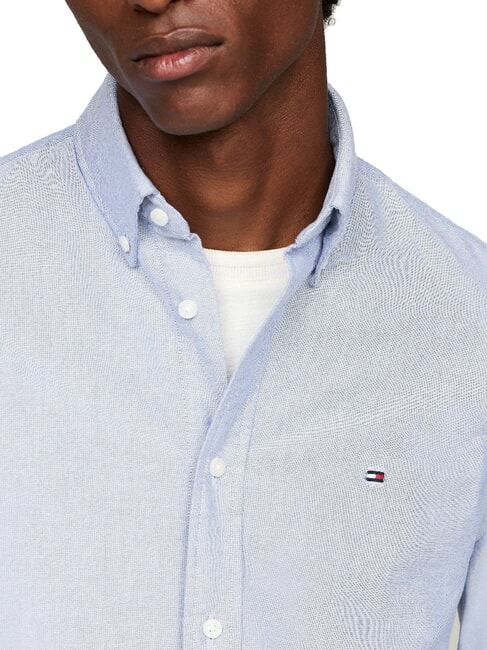 TH  Long-sleeved cotton shirt royal blue - Men's Shirts