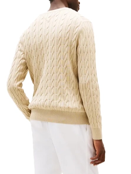 TH  Crew neck sweater sandalwood - Men's Sweaters